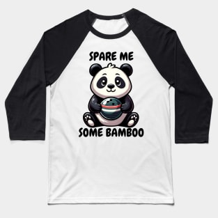 Bowling panda bear Baseball T-Shirt